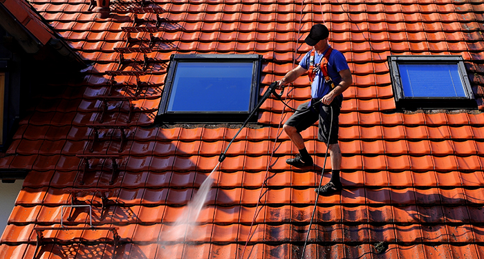 roof cleaning