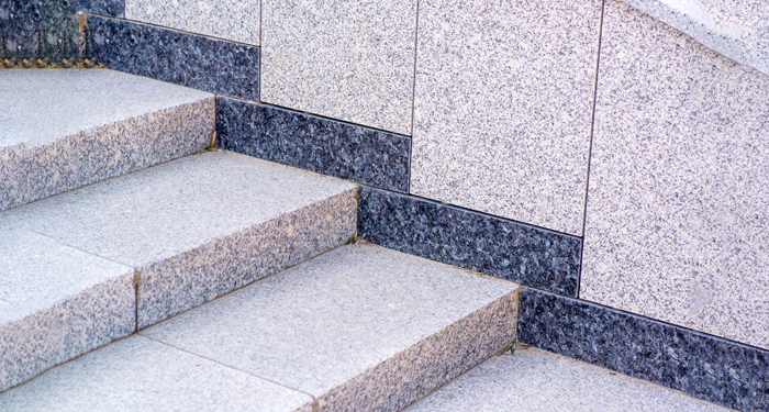 Marble steps