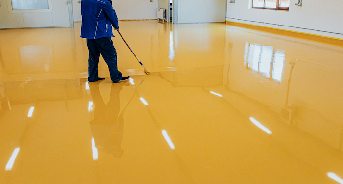 Resin flooring