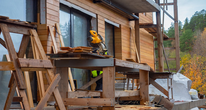 removing timber cladding