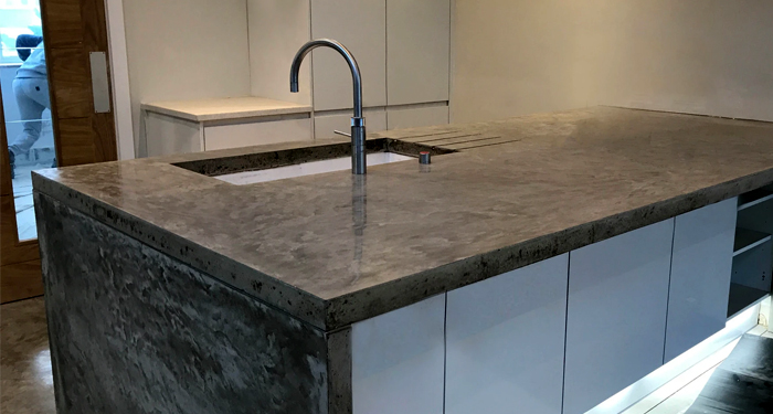 concrete worktop