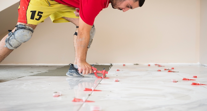 tiling a floor