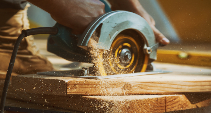 Circular Saw in use