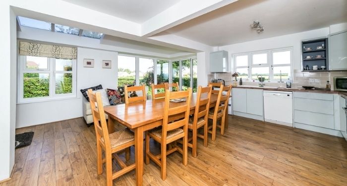 new kitchen and dining area