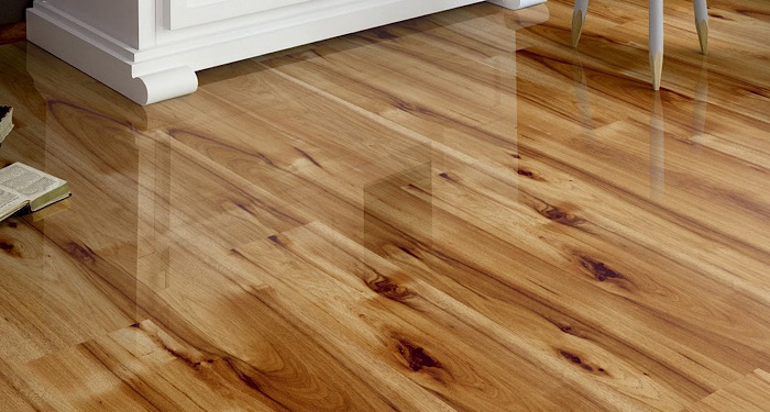 glossy laminate flooring