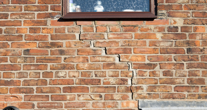 Brick subsidence repairs