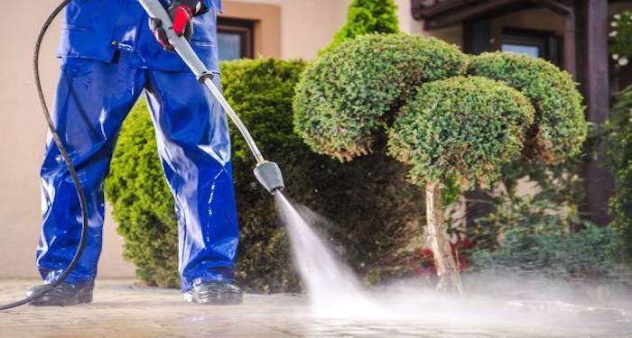 Pressure washing