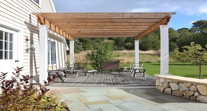 Lean to pergola