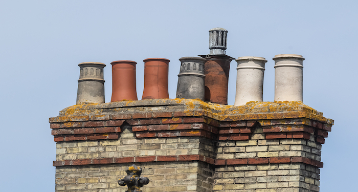 large chimney stacks