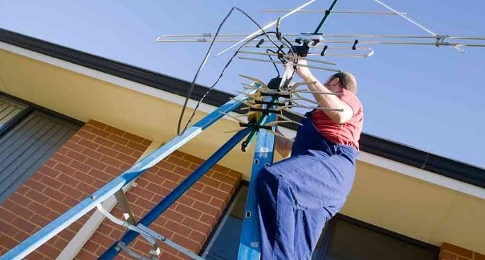 loft mounted tv aerial