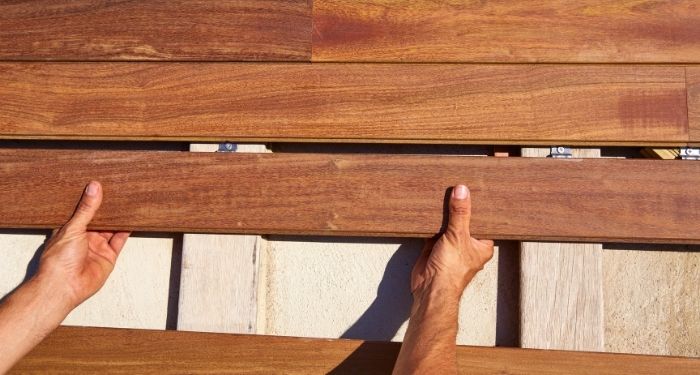 Installing composite decking