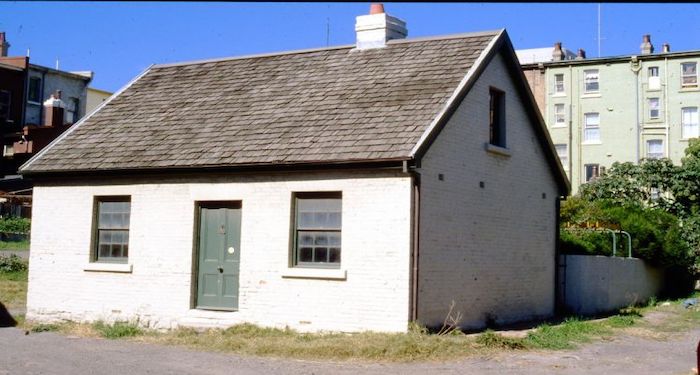 White bungalow