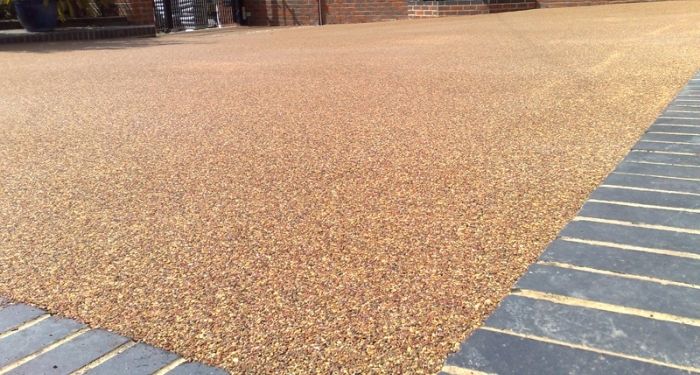 Resin bound driveway