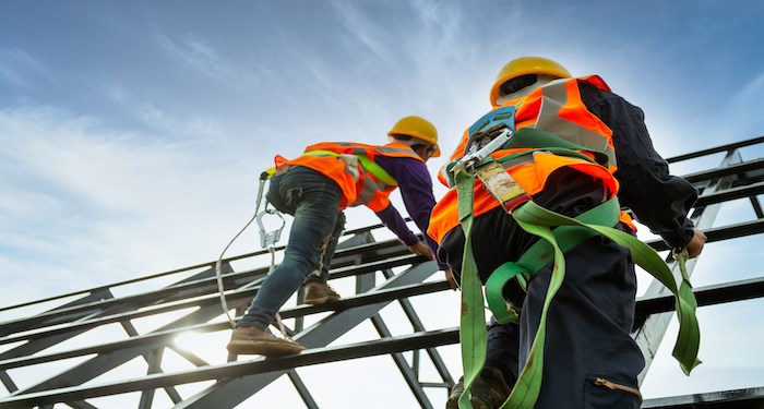 Workmen on Scaffolding