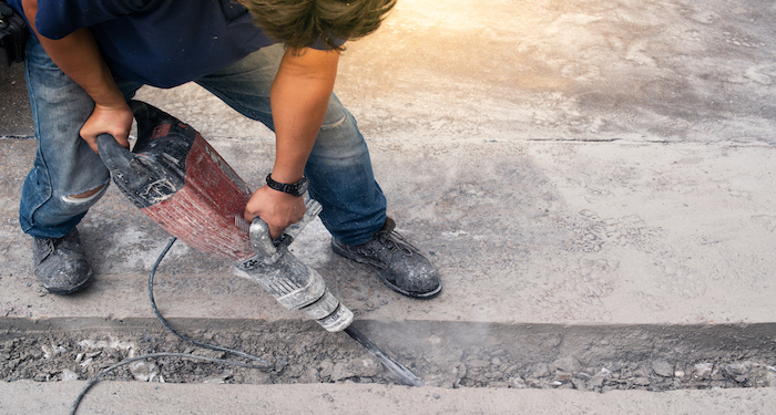 removing concrete