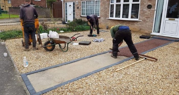 Resin driveway removal