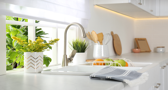 Clean Kitchen Worktop