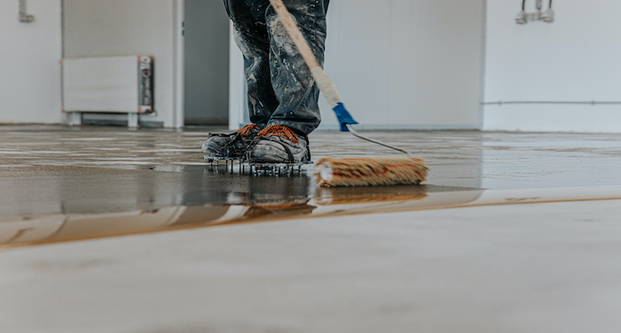 Epoxy resin floor