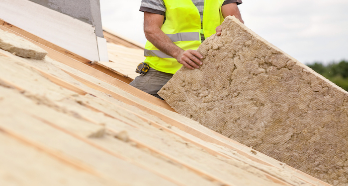 Laying Roof Insulation