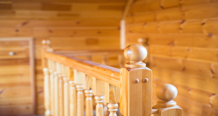 wood bannister