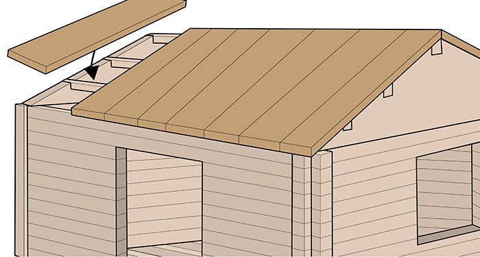 fix roof plank border