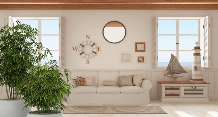 Nautical living room