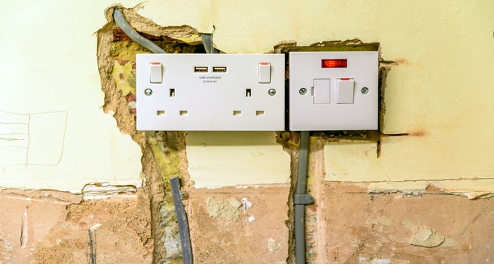 Sockets being installed