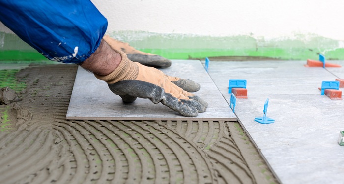 Floor tiles and spacers