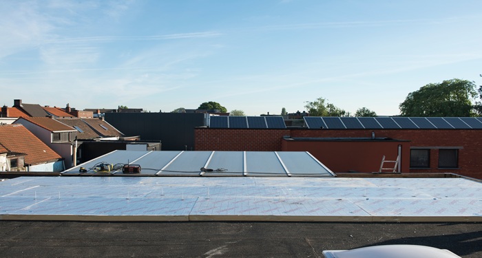 Insulation on roof