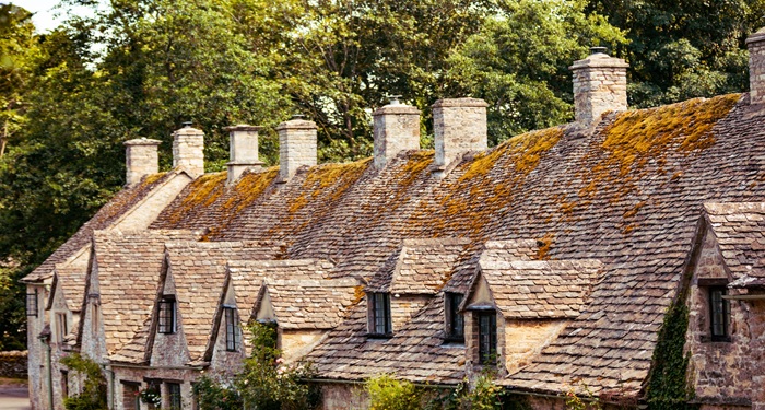 Old English cottages