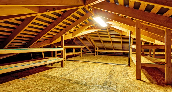 Big empty loft space
