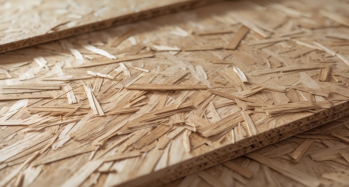 Close up chipboard