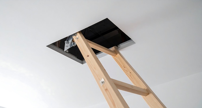 Ladder and loft hatch