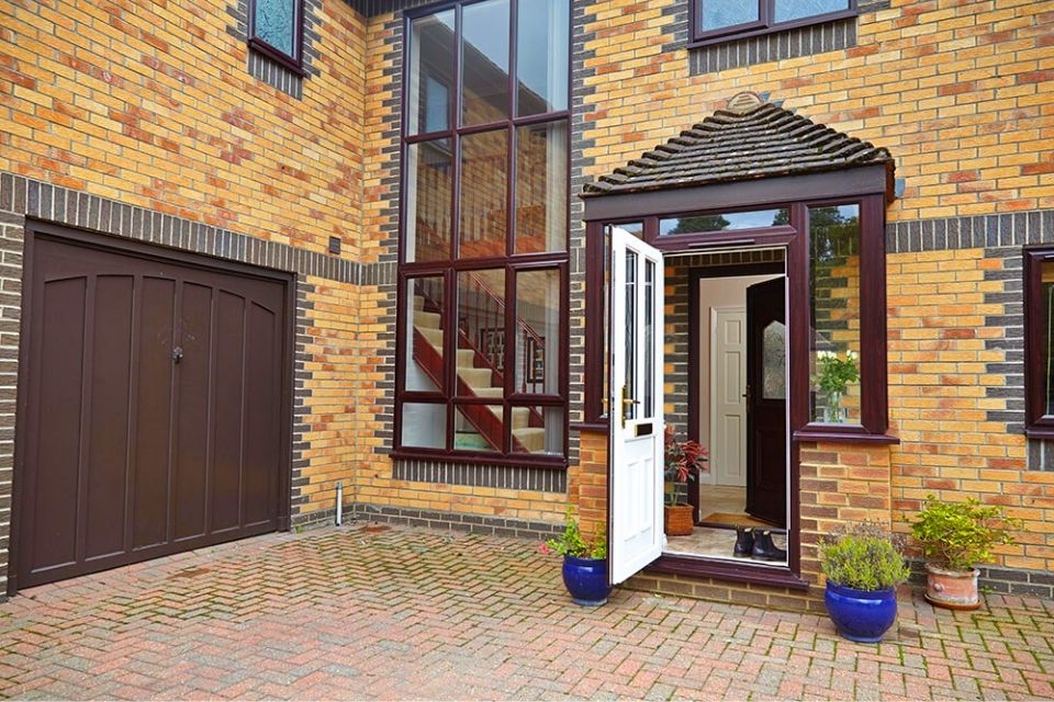 Front brick porch