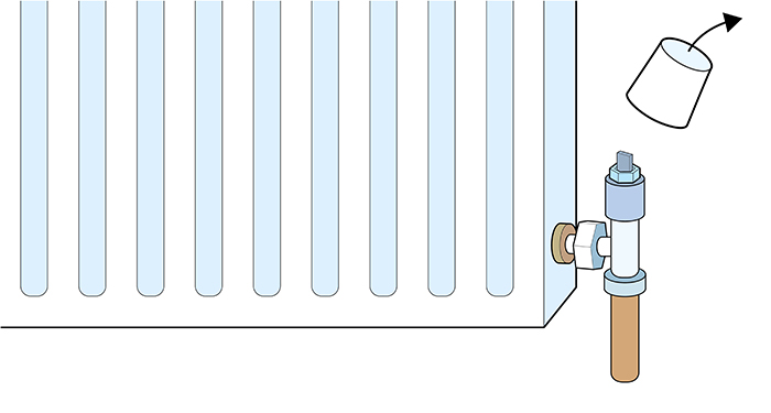 emove the top piece to reveal the head of the valve