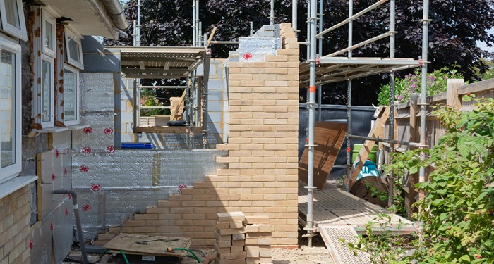 Side return being built