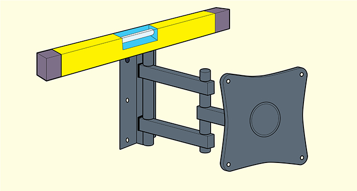 Check your mount with a spirit level