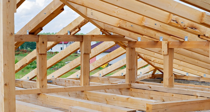 Timber frame roof