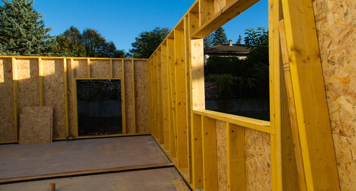 Timber house frame