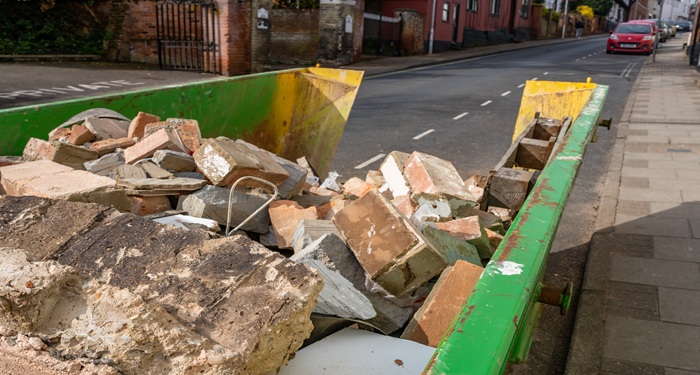 Green waste skip