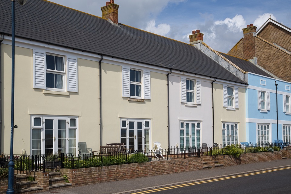 Houses with shutters