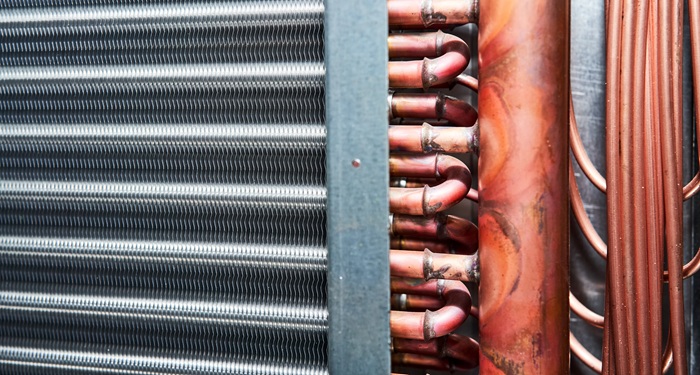 Heating condenser