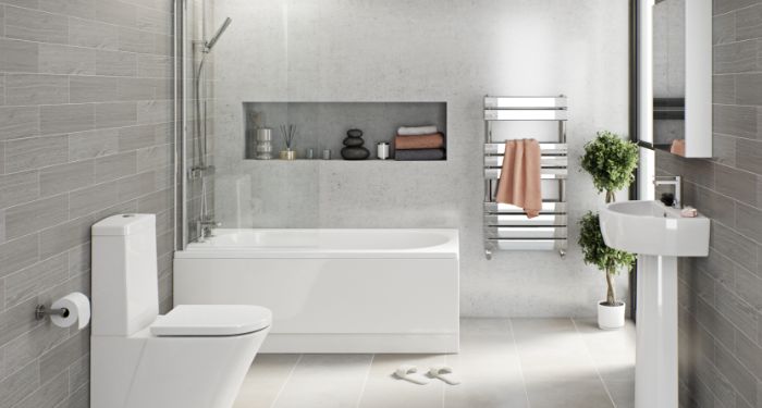 grey modern bathroom