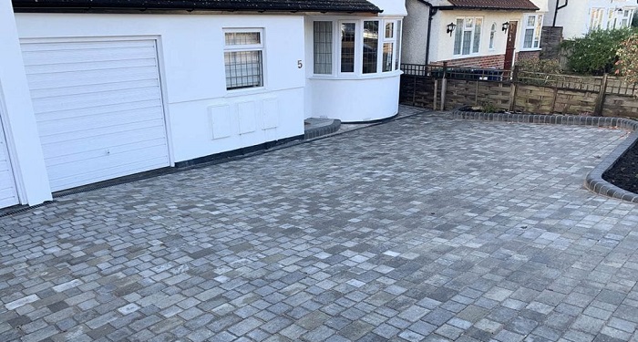 block paving driveway