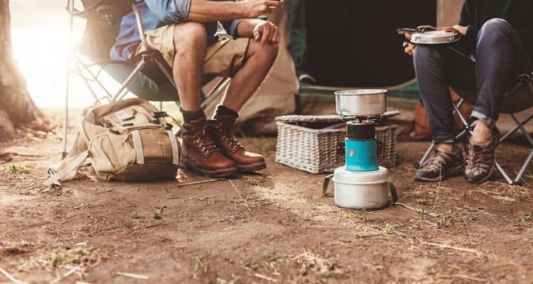 Camping in the Back Garden with Family