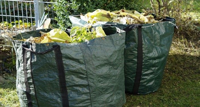 bags of garden waste