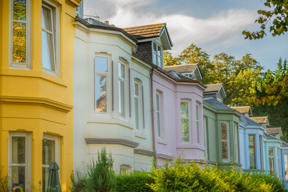 row of houses