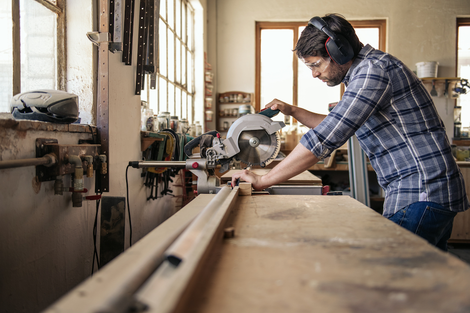 tradesman working