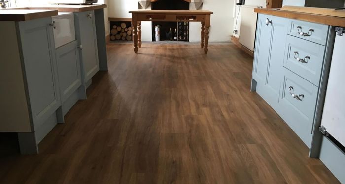 karndean flooring in a kitchen