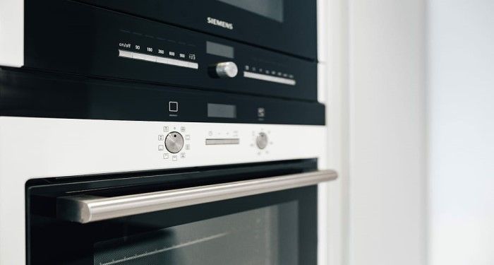 close up of an oven